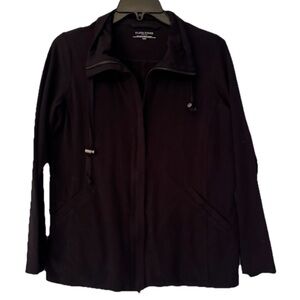 Eileen Fisher Women's Black Jacket Cotton Size PS/PP Petite